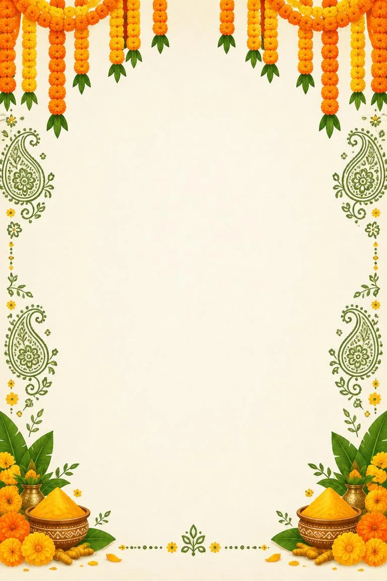 Gaye Holud Celebration invitation design